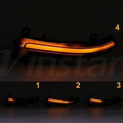 Dynamic LED Side Mirror Light (Smoke)