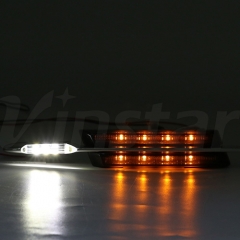 LED Side marker Smoke+LED Fin