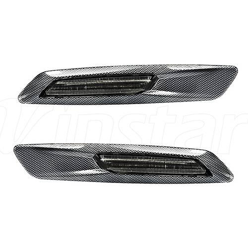 LED Side Indicator Light (GIV) (Smoke Lens+3D Carbon Finishes)